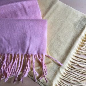 Pastel Colored Super Soft Scarves (2 count)